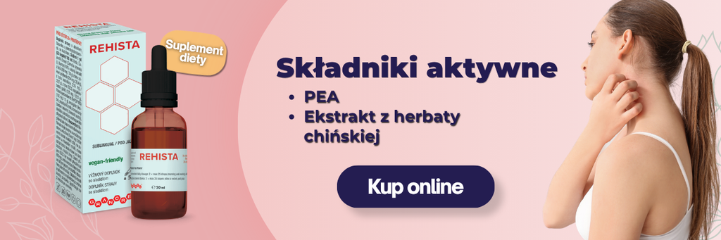 Suplement diety Rehista w kroplach z PEA i ekstraktem z herbaty chińskiej